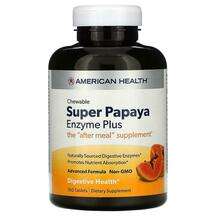 American Health, Super Papaya Enzyme Plus, 360 Chewable Tablets