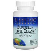 Planetary Herbals, Буплерум, Bupleurum Liver Cleanse 545 mg, 1...