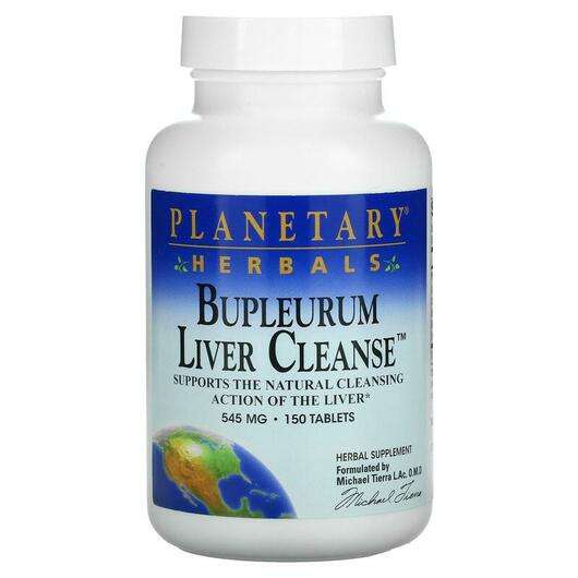 Основное фото товара Planetary Herbals, Буплерум, Bupleurum Liver Cleanse 545 mg, 1...