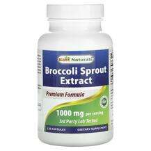 Best Naturals, Брокколи, Broccoli Sprout Extract 1000 mg 120 C...