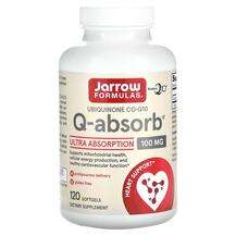 Jarrow Formulas, Co-Q10 100 mg, Убіхінол 100 мг, 120 капсул