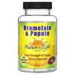 Natures Life, Бромелайн, Bromelain & Papain, 100 капсул