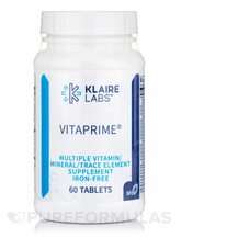 Klaire Labs SFI, VitaPrime Iron-Free, Залізо, 60 таблеток