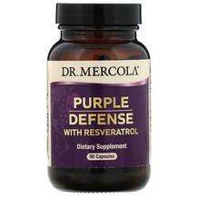 Dr. Mercola, Черная смородина + Ресвератрол, Purple Defense wi...