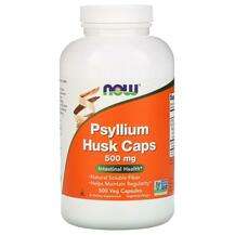 Now, Псиллиум 500 мг, Psyllium Husk Caps, 500 капсул