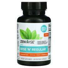Zenwise, Пробиотики, Wise N Regular, 60 капсул