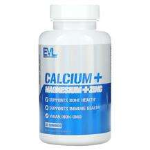 EVLution Nutrition, Calcium + Magnesium + Zinc, Кальцій магній...