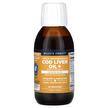 Фото товару Wild Norwegian Cod Liver Oil + Orange, Олія печінки тріски, 125 м