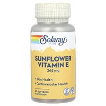 Sunflower Vitamin E 268 mg Витамин E Токоферолы Solaray