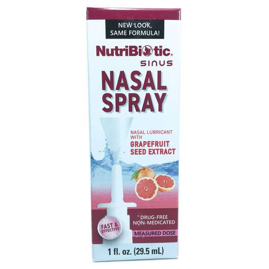 Основне фото товара NutriBiotic, Nasal Spray, Спрей назальний, 29.5 мл