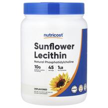 Лецитин Sunflower Lecithin Unflavored Nutricost 454 г Лецитин Sunflower Lecithin Unflavored Nutricost 454 г