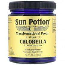 Sun Potion, Chlorella Powder Organic 3, Хлорела, 111 г