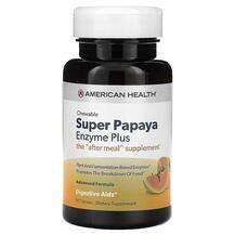 American Health, Ферменты, Super Papaya Enzyme Plus, 90 таблеток