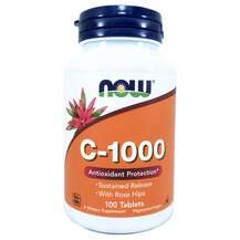 Фото товара Вітамин С 1000 мг C-1000 Vitamin C Now Foods 100 таблеток