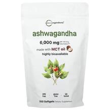 Ashwagandha Ашваганда Micro Ingredients 300 капсул