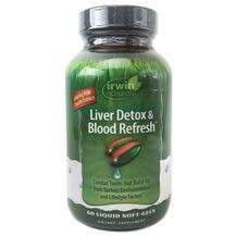 Irwin Naturals, Liver Detox & Blood Refresh, 60 Liquid Sof...