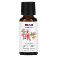 Pure Essential Oil Geranium Эфирное масло NOW Foods 30 мл Pure Essential Oil Geranium Эфирное масло NOW Foods 30 мл
