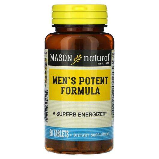Основное фото товара Mason, Мультивитамины для мужчин, Men's Potent Formula, 60 таб...
