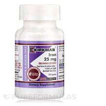 Залізо Iron 25 mg Hypoallergenic Kirkman 120 капсул