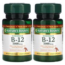 B-12 5000 мкг B-12 5000 mcg Twin Pack Cherry Nature's