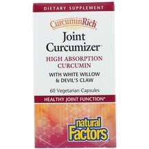 Natural Factors, Куркумин, CurcuminRich Joint Curcumizer, 60 к...