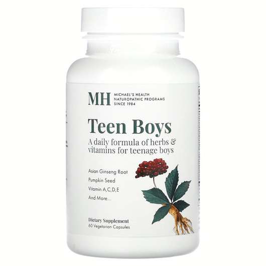Основне фото товара MH, Teen Boys Caps, Мультивітаміни для підлітків, 60 капсул