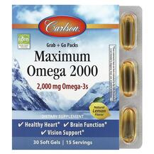 Омега 3 Maximum Omega 2000 Carlson 30 капсул