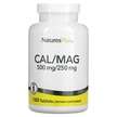 Фото товару Natures Plus, Cal Mag 500 mg 180, Кальцій Магній 500 мг, 180 т...