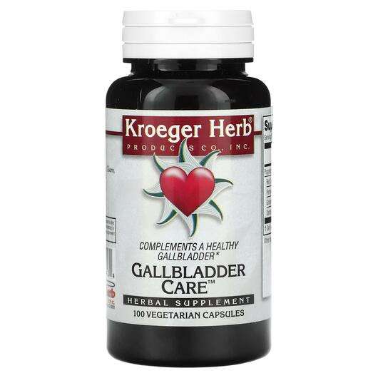 Основное фото товара Kroeger Herb, Поддержка желчного пузыря, Gallbladder Care, 100...