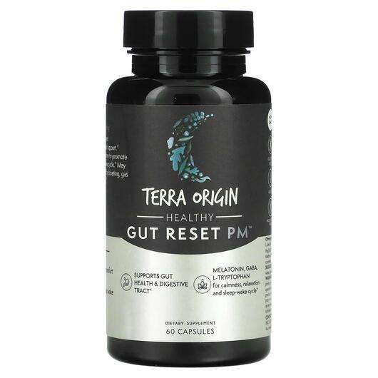 Основне фото товара Terra Origin, Healthy Gut Reset PM, Підтримка кишечника, 60 ка...
