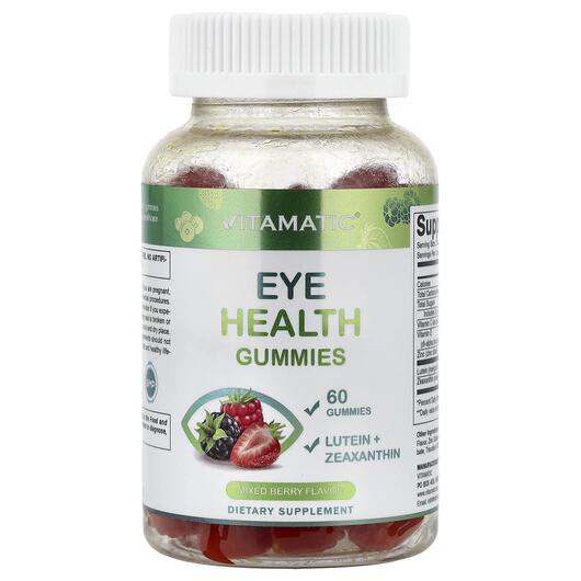 Основне фото товара Eye Health Gummies Mixed Berry, Підтримка здоров'я зору, 60 