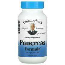 Christopher's Original Formulas, Pancreas Formula 460 mg, 100 ...