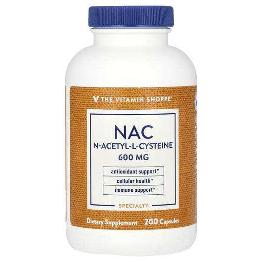 Основное фото товара The Vitamin Shoppe, NAC N-ацетил-L-цистеин, N-Acetyl-L-Cystein...