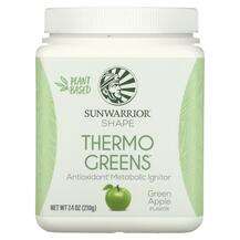 Sunwarrior, Shape Thermo Greens Green Apple, 210 g