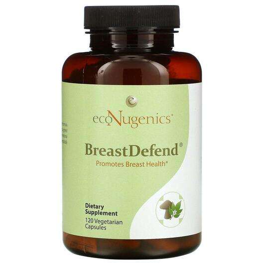 Основное фото товара Econugenics, Поддержка здоровья груди, BreastDefend, 120 капсул