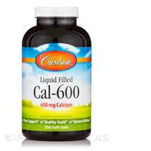 Кальцій Liquid Filled Cal-600 Carlson 250 капсул