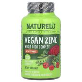 Веганський Цинк Vegan Zinc Naturelo 120 капсул