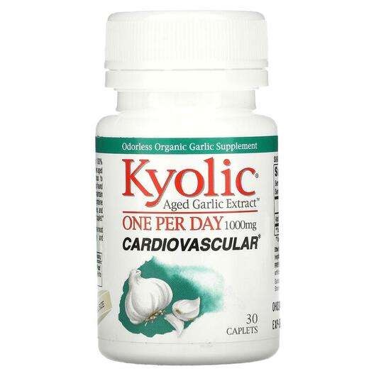 Основное фото товара Kyolic, Экстракт Чеснока, Garlic Extract 1000 mg, 30 капсул