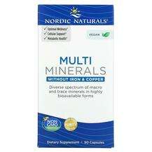 Nordic Naturals, Multi Minerals Without Iron & Copper, Мул...
