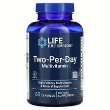 Life Extension, Two-Per-Day Multivitamin, Мультивітаміни, 60 к...
