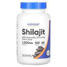Nutricost, Shilajit 1000 mg, Мумійо високогірне, 120 капсул