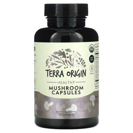 Основне фото товара Terra Origin, Healthy Mushroom Capsules, Гриби, 90 капсул