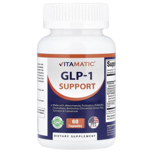 Основное фото товара Vitamatic, ГПП-1, GLP-1 Support, 60 капсул