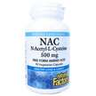 Natural Factors, N-ацетил-L цистеин 500 мг, NAC 500 mg, 90 капсул