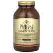 Фото товару Solgar, Omega 3 Fish Oil Concentrate, Омега-3, 120 капсул