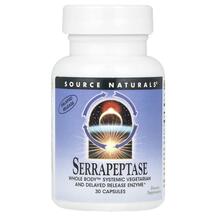 Серрапептаза Serrapeptase Source Naturals 30 капсул
