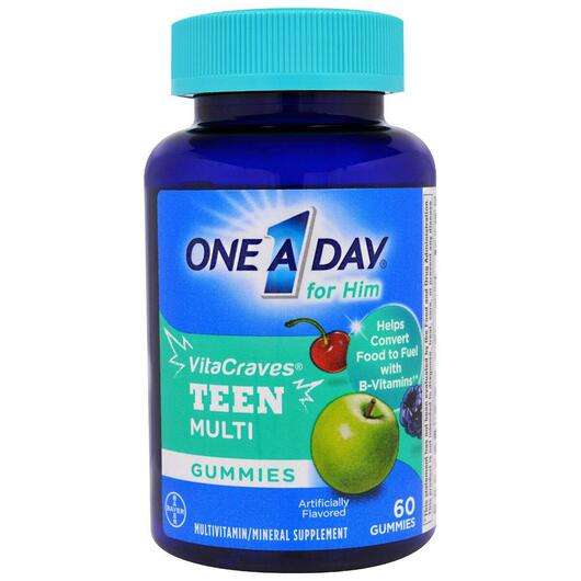 Основне фото товара One-A-Day, For Him VitaCraves Teen Multi, Мультивітаміни для п...