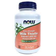 Now, Milk Thistle Extract Extra Strength 450 mg, 120 Softgels