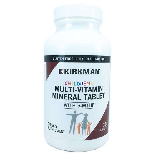 Основне фото товара Kirkman, Children's Multi-Vitamin Mineral Tablet, Мультивітамі...