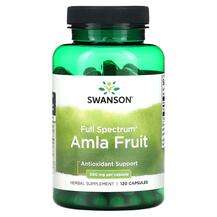 Swanson, Full Spectrum Amla Fruit 500 mg, Амла, 120 капсул
